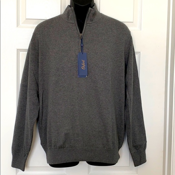 Oxford Other - Oxford Qtr Zip Lined Sweater NWT Medium